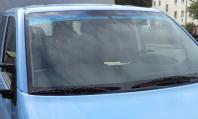 Glasfolien Scheibentönung Blendstreifen VW T5 Transporter blau Verlauf