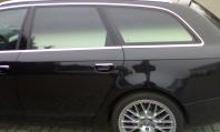 Glasfolien Scheibentönung Bruxsafol schwarz Verlauf Audi A6 Avant TDI